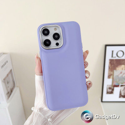 20826  iPhone13 ProMax защитная крышка-чехол, однотонный силикон