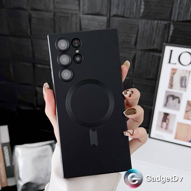 23398 Samsung S23Plus защитная крышка-чехол, силиконовая магнтиная