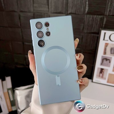 23398 Samsung S23Plus защитная крышка-чехол, силиконовая магнтиная