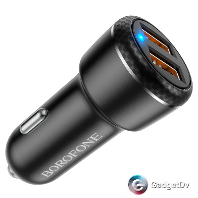 23649 АЗУ USB, 3A Q.C, Borofon BZ17