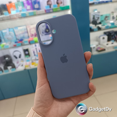 31027 iPhone 16 защитная крышка-чехол Silicone Case с логотипом