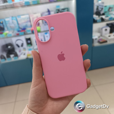 31027 iPhone 16 защитная крышка-чехол Silicone Case с логотипом