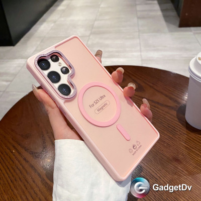 38039 Samsung S25 Plus, защитная крышка-чехол, MagSafe пластик