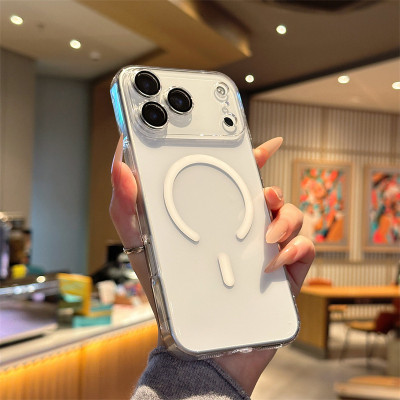 38230 iPhoen 17ProMax защитная крышка-чехол пластик прозрачный