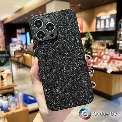 22099  iPhone 12 защитная крышка-чехол, блестки