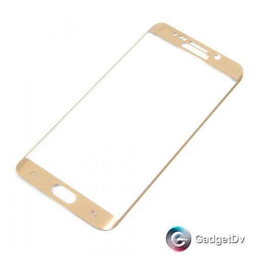 2987 Защитное стекло Samsung S6 (золото)