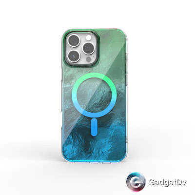 38660 iPhone 16Pro защитная крышка-чехол разводы с MagSafe