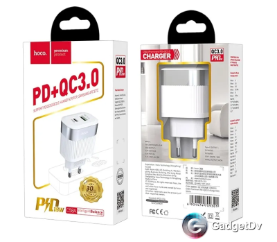 СЗУ USB, Hoco C-58А, QC 3.0 (60704)