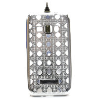 8705 Galaxy J1 (2016) Защитная крышка силиконовая (серебро)