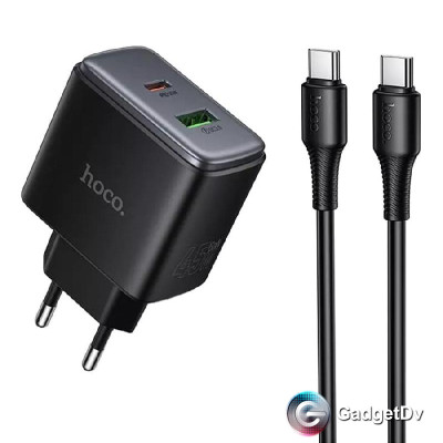 38735 СЗУ USB/USB-C  45W, Hoco C158A