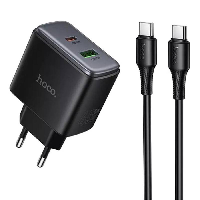 38735 СЗУ USB/USB-C 45W, Hoco C158A
