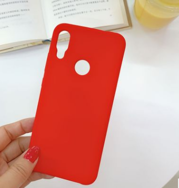83890 Xiaomi Redmi Note 8 Pro защитная крышка-чехол, силикон однотон.
