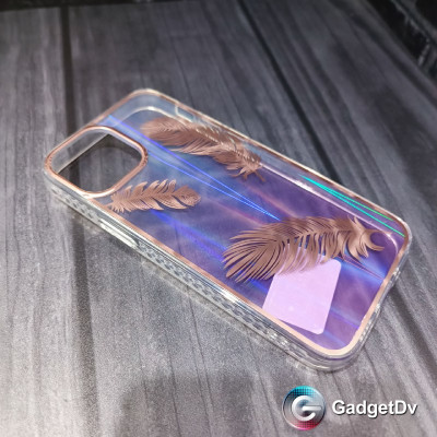 20323  iPhone 13 защитная крышка-чехол, перья
