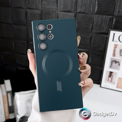 23415 Samsung S22Ultr, защитная крышка-чехол силиконовая с магнитом
