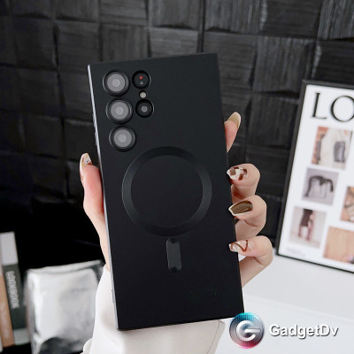 23415 Samsung S22Ultr, защитная крышка-чехол силиконовая с магнитом