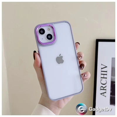 23555 Защитная крышка iPhone 15 пластик с окантовкой