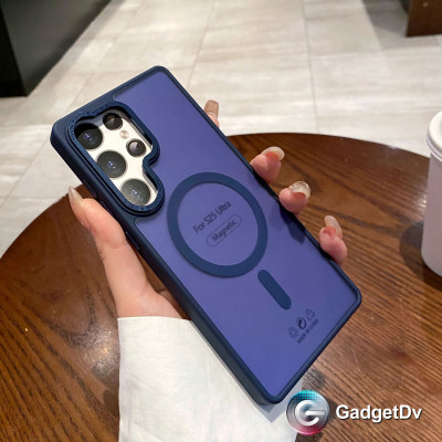 38036 Samsung S25 Ultra защитная крышка-чехол, пластик с MagSafe цвет.