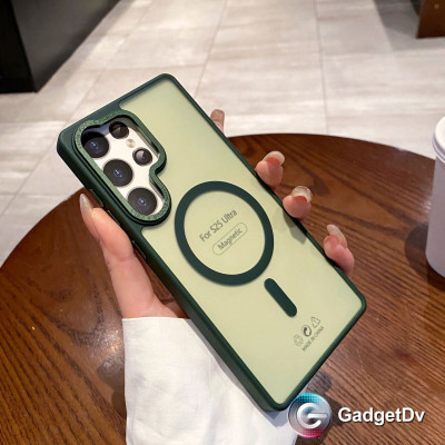 38036 Samsung S25 Ultra защитная крышка-чехол, пластик с MagSafe цвет.