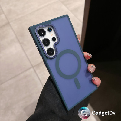 38036 Samsung S25 Ultra защитная крышка-чехол, пластик с MagSafe цвет.