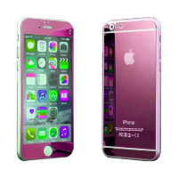5-166 Защитное стекло комплект металический iPhone6+ (фиолетовый)