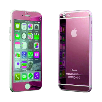 5-166 Защитное стекло комплект металический iPhone6+ (фиолетовый) 5-166 Защитное стекло комплект металический iPhone6+ (фиолетовый)