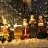 10658 Новогодний музыкальный подарок "Сцена со свечами" - 10658 Новогодний музыкальный подарок "Сцена со свечами"