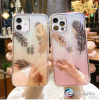 20324  iPhone13 Pro защитная крышка-чехол, перья