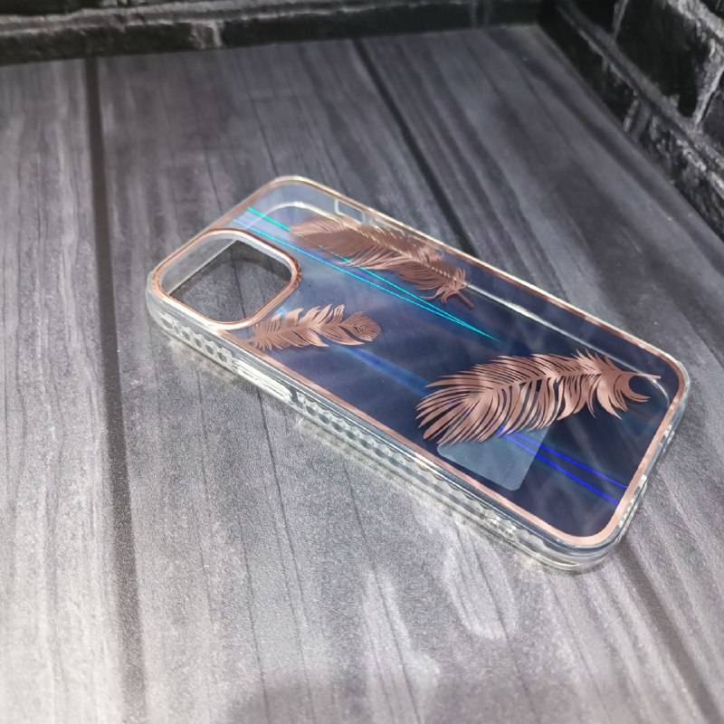 20324 iPhone13 Pro защитная крышка-чехол, перья