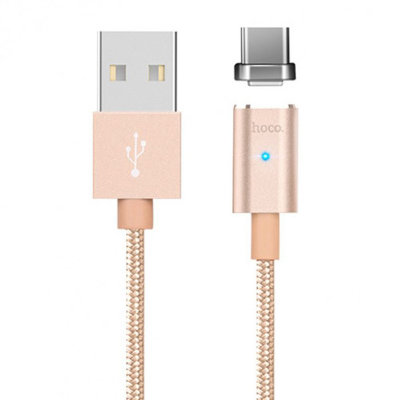 5072 Кабель магнит micro USB Hoco U16 (золото) 1,2m 5072 Кабель магнит micro USB Hoco U16 (золото) 1,2m