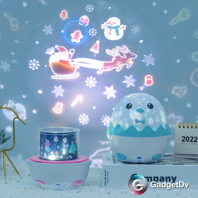 38547 Детский ночник-проектор "Пингвин"