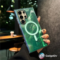 38663 Samsung S24FE защитная крышка-чехол разводы с MagSafe