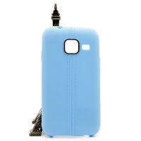 8709 Galaxy J1 mini (2016) Защитная крышка силиконовая (синий)