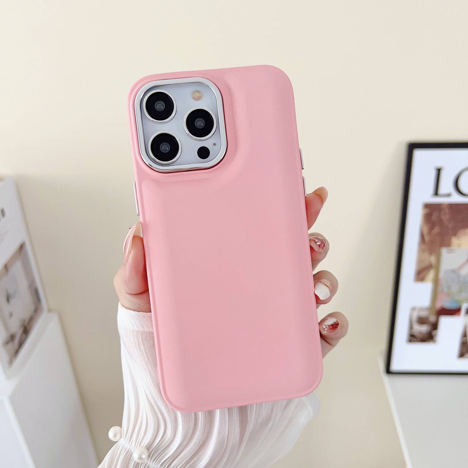 23192 Защитная крышка iPhone 14Pro Max, однотонный силикон