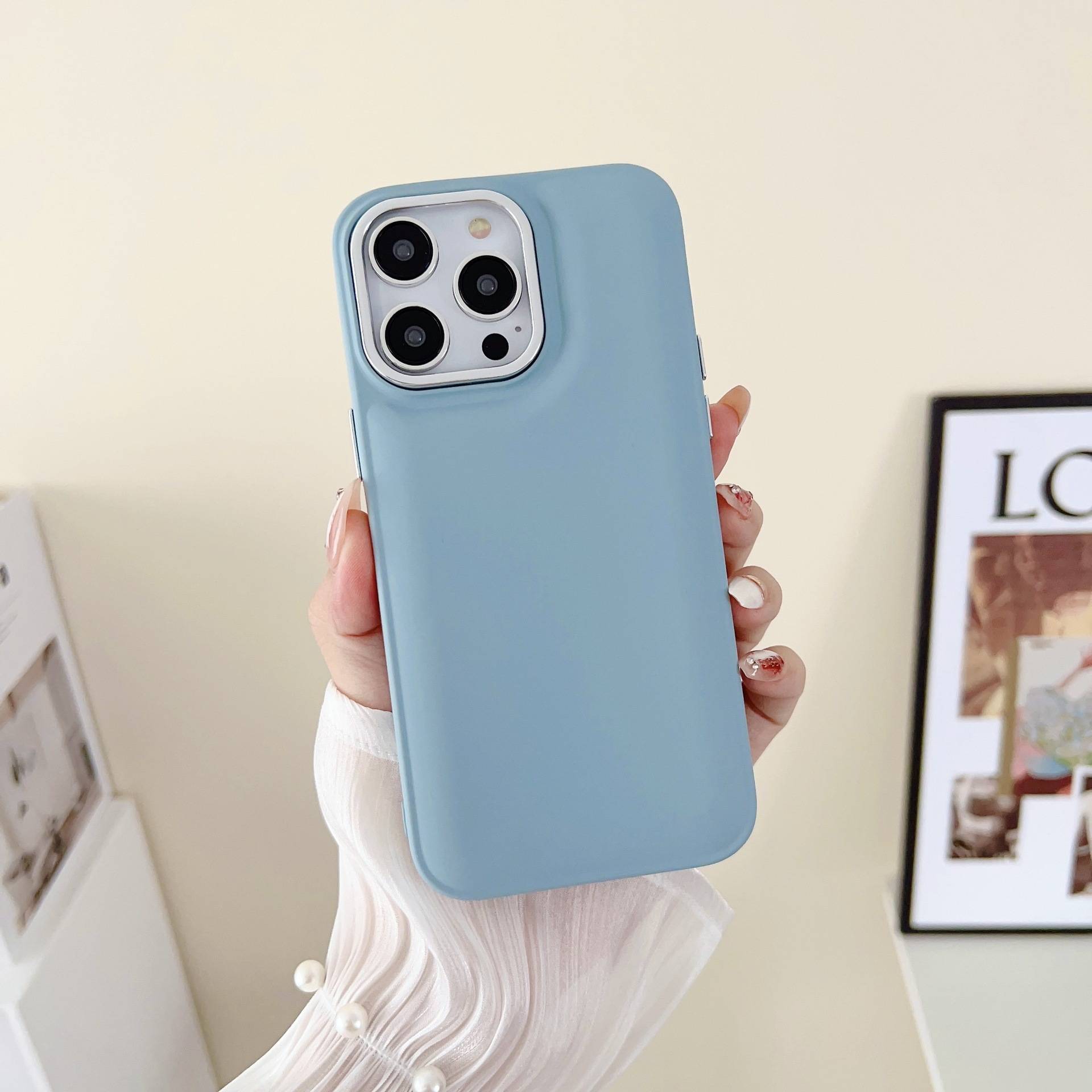 23192 Защитная крышка iPhone 14Pro Max, однотонный силикон