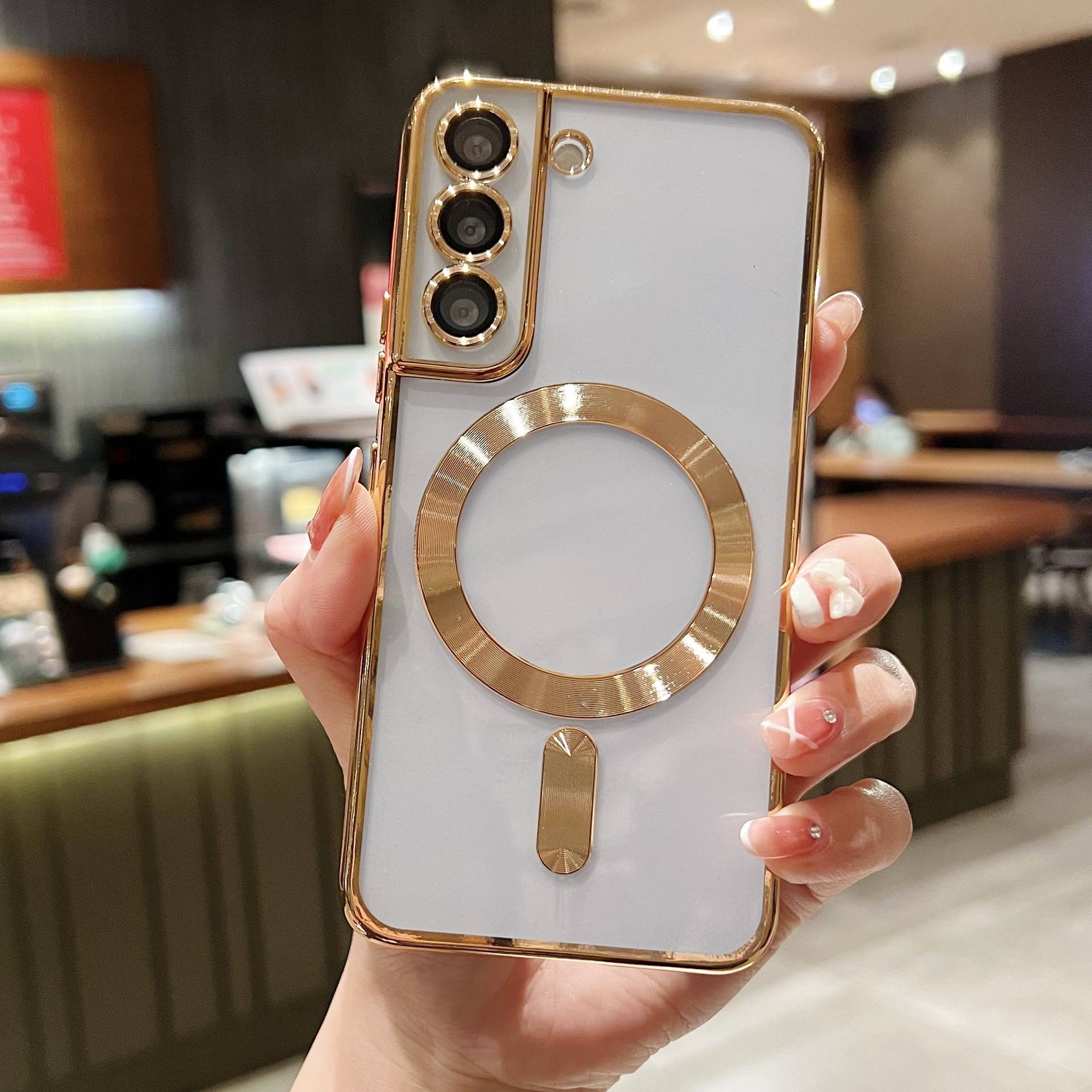 38850 Samsung S26Ultra защитная крышка-чехол магнитная с окантовкой
