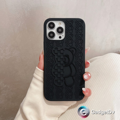 23193  iPhone 11 защитная крышка-чехол, "Медведь"