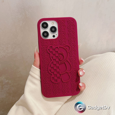 23193  iPhone 11 защитная крышка-чехол, "Медведь"