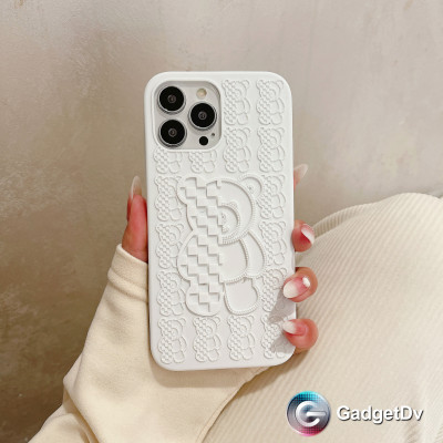 23193  iPhone 11 защитная крышка-чехол, "Медведь"