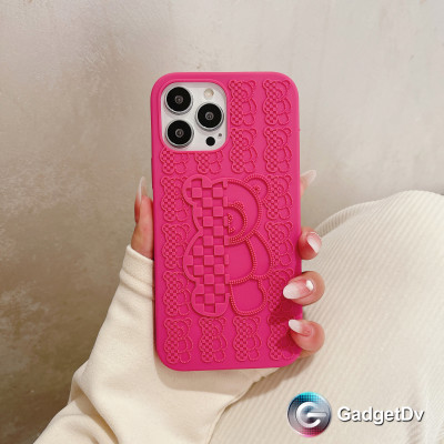 23193  iPhone 11 защитная крышка-чехол, "Медведь"
