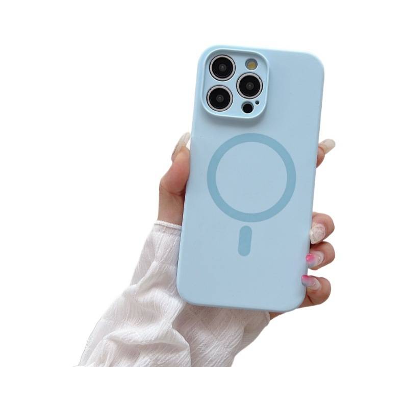 38236 iPhone 16Pro защитная крышка-чехол силикон однотонный
