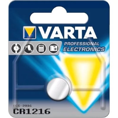 Батарейка VARTA ELECTRONICS CR1216 Эл-т питания VARTA ELECTRONICS CR1216