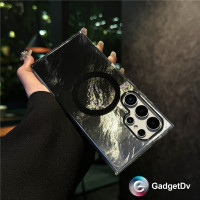 38665 Samsung S25 Ultra защитная крышка-чехол, разводы с MagSafe