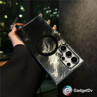 38665 Samsung S25 Ultra защитная крышка-чехол, разводы с MagSafe 