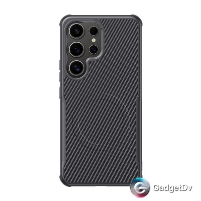 38032 Samsung S24Ultra защитная крышка-чехол, под карбон