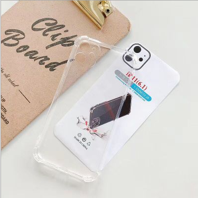 60329 iPhone 12mini защитная крышка-чехол, силикон прозрачный