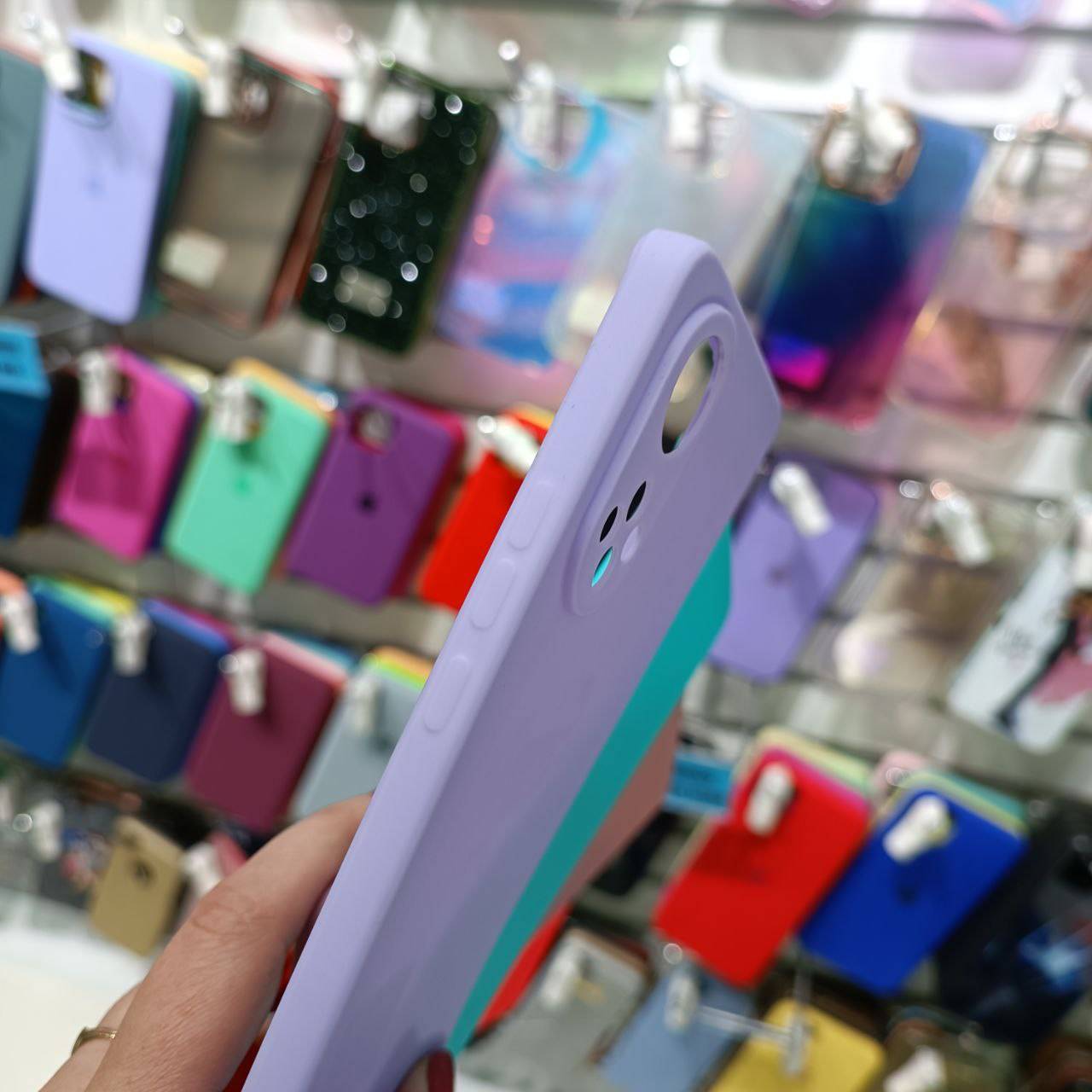 20427 Защитная крышка Honor 50, силикон цветной
