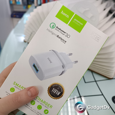 40050 СЗУ USB, Hoco C120Q, Quick Charge