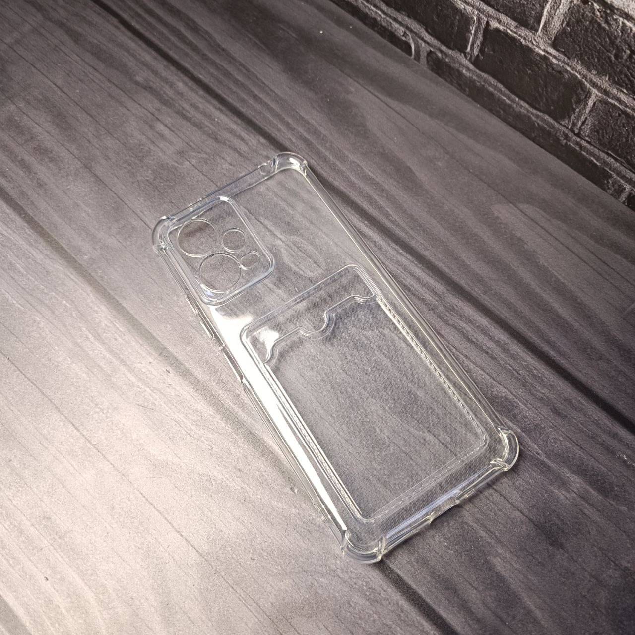 23103 Xiaomi Redmi Note 12 Pro Plus защитная крышка-чехол, силикон с кармашком
