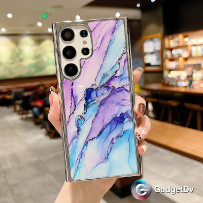 26855 Samsung S24 Plus защитная крышка-чехол, мрамор