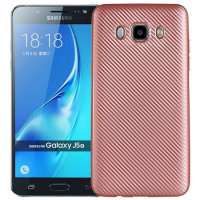 2721 Samsung J5 (2016) Защитная крышка силиконовая (розовое золото)